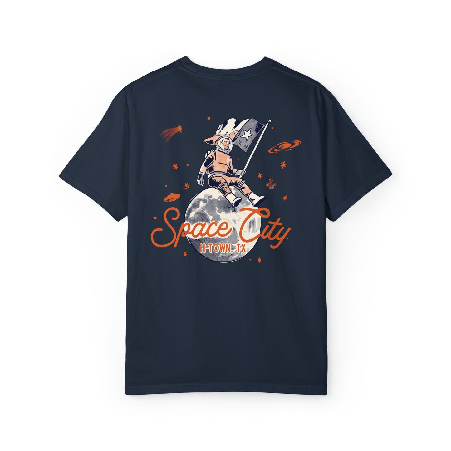 Space City Texas (Saturn) Premium Unisex Comfort Colors T-shirt