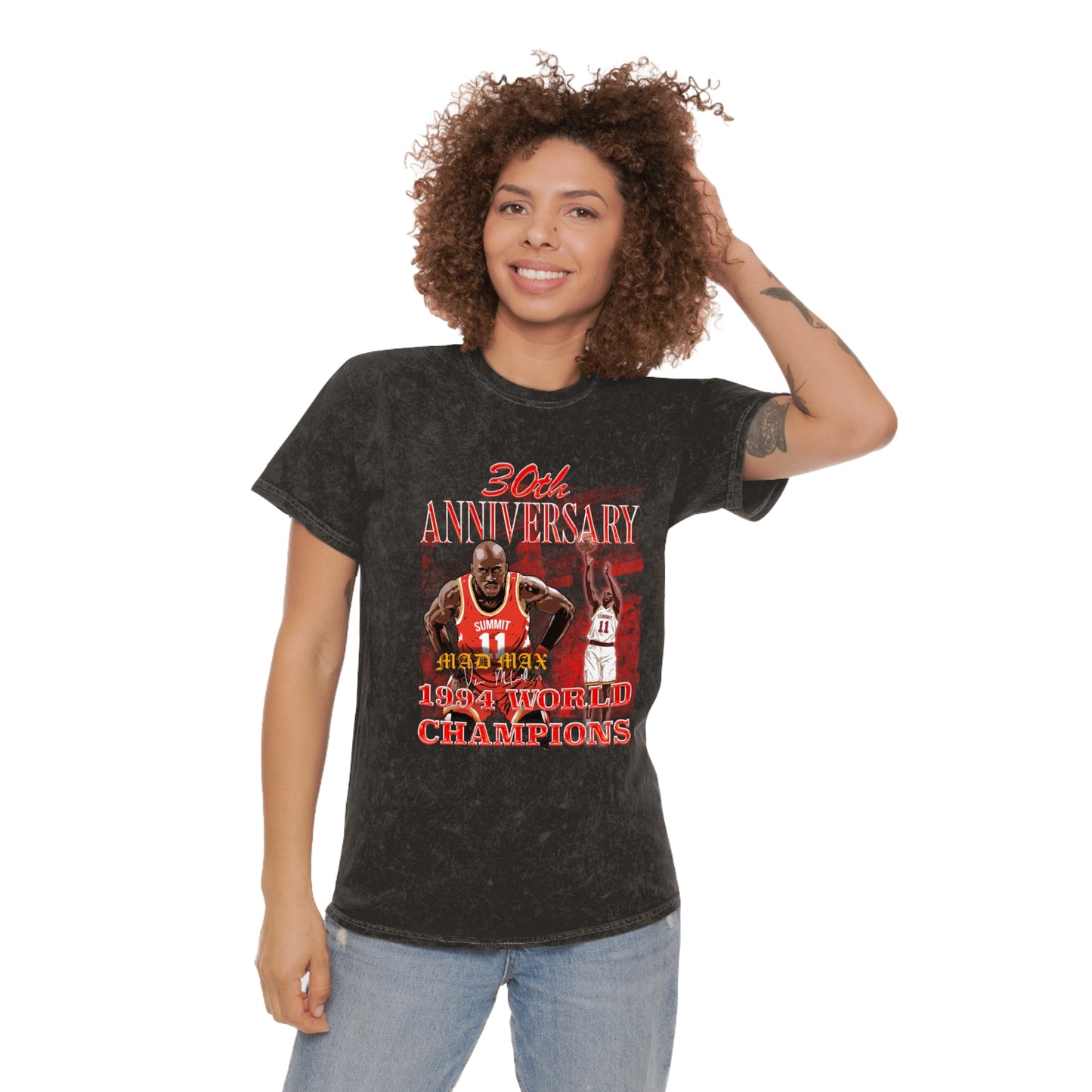 Mad Max 30th Anniversary Vintage Style Unisex Mineral Wash T-Shirt