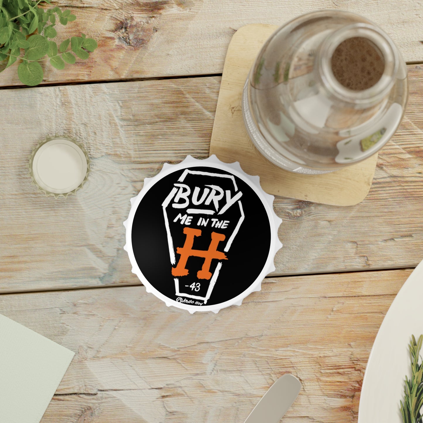 Bury Me in the H (Coffin Variant) Bottle Opener