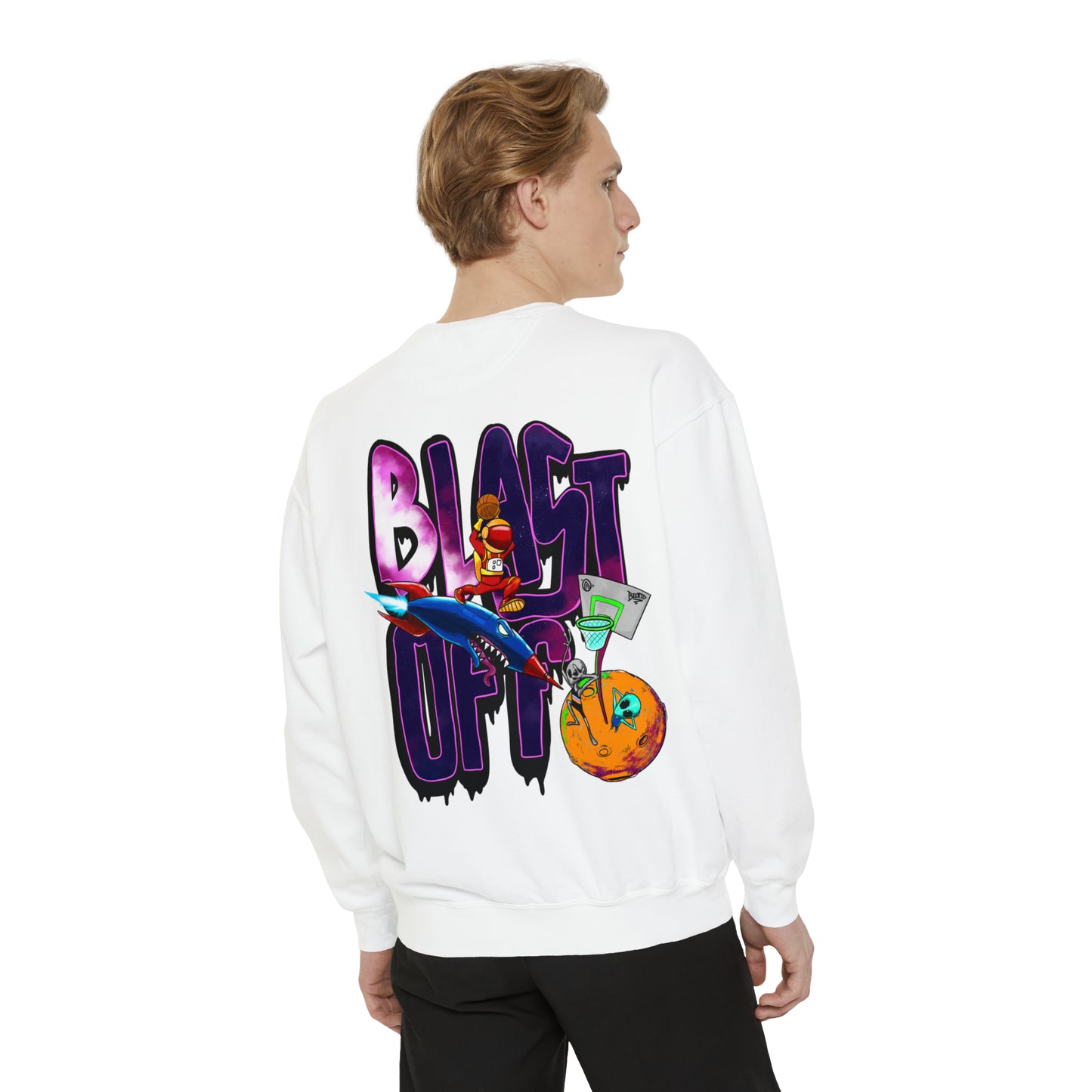 Blast Off Unisex Comfort Colors Sweatshirt