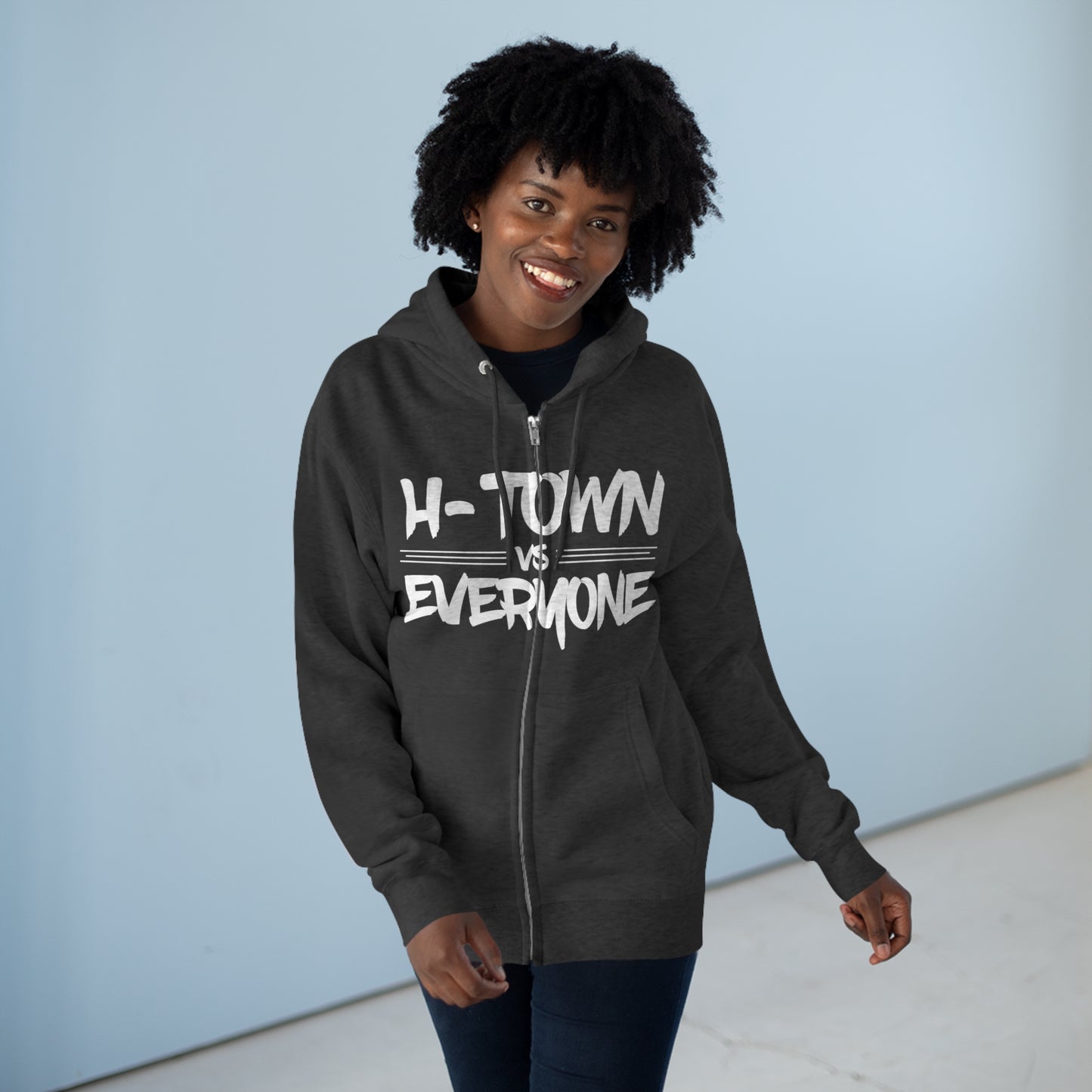 H-Town vs Everyone Unisex Full Zip Hoodie