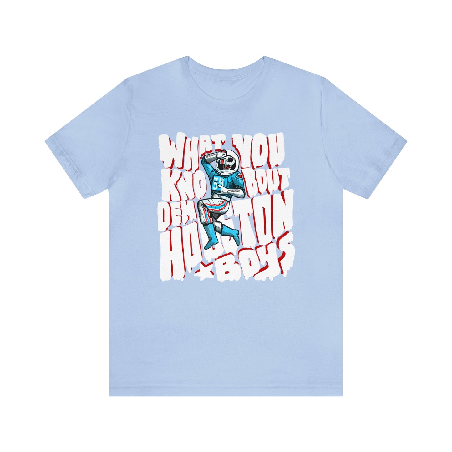 WYKBDHB HOU Blue Version Unisex Jersey Tee