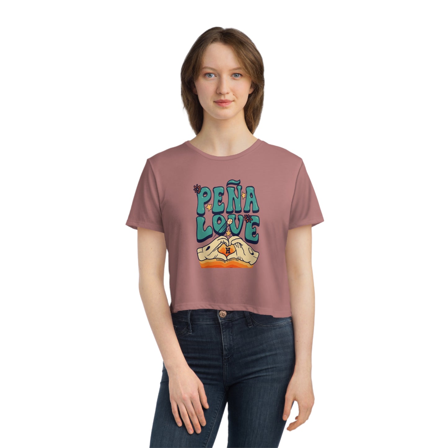 Peña Love Cropped Tee