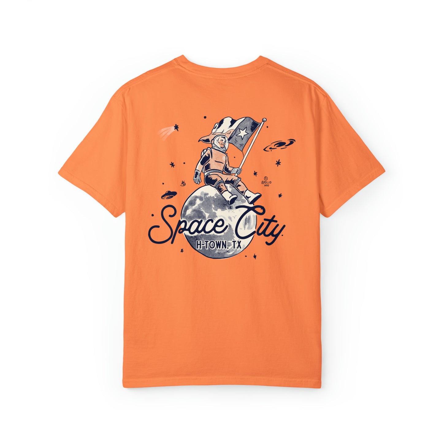 Space City Texas (Saturn) Premium Unisex Comfort Colors T-shirt
