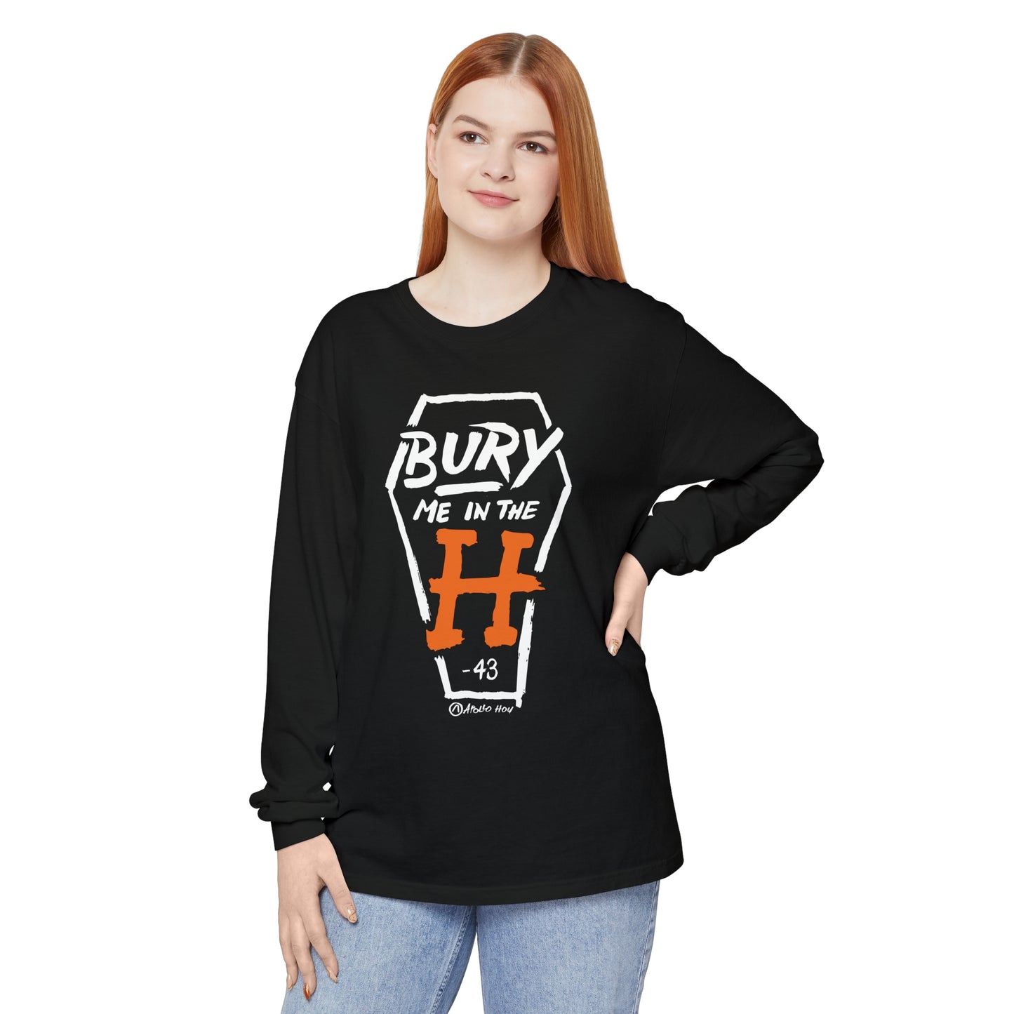 Bury Me In The H (Coffin) Long Sleeve Tee