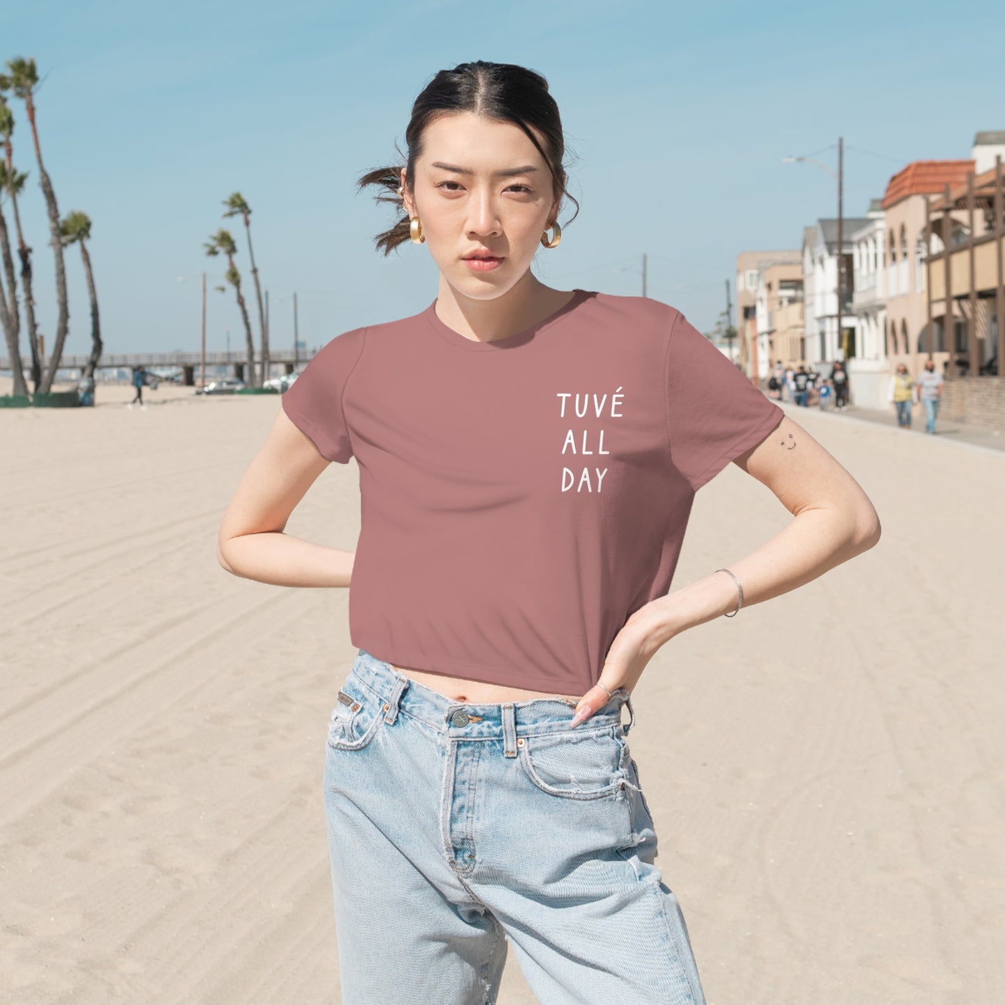 Tuvé All Day Cropped Tee