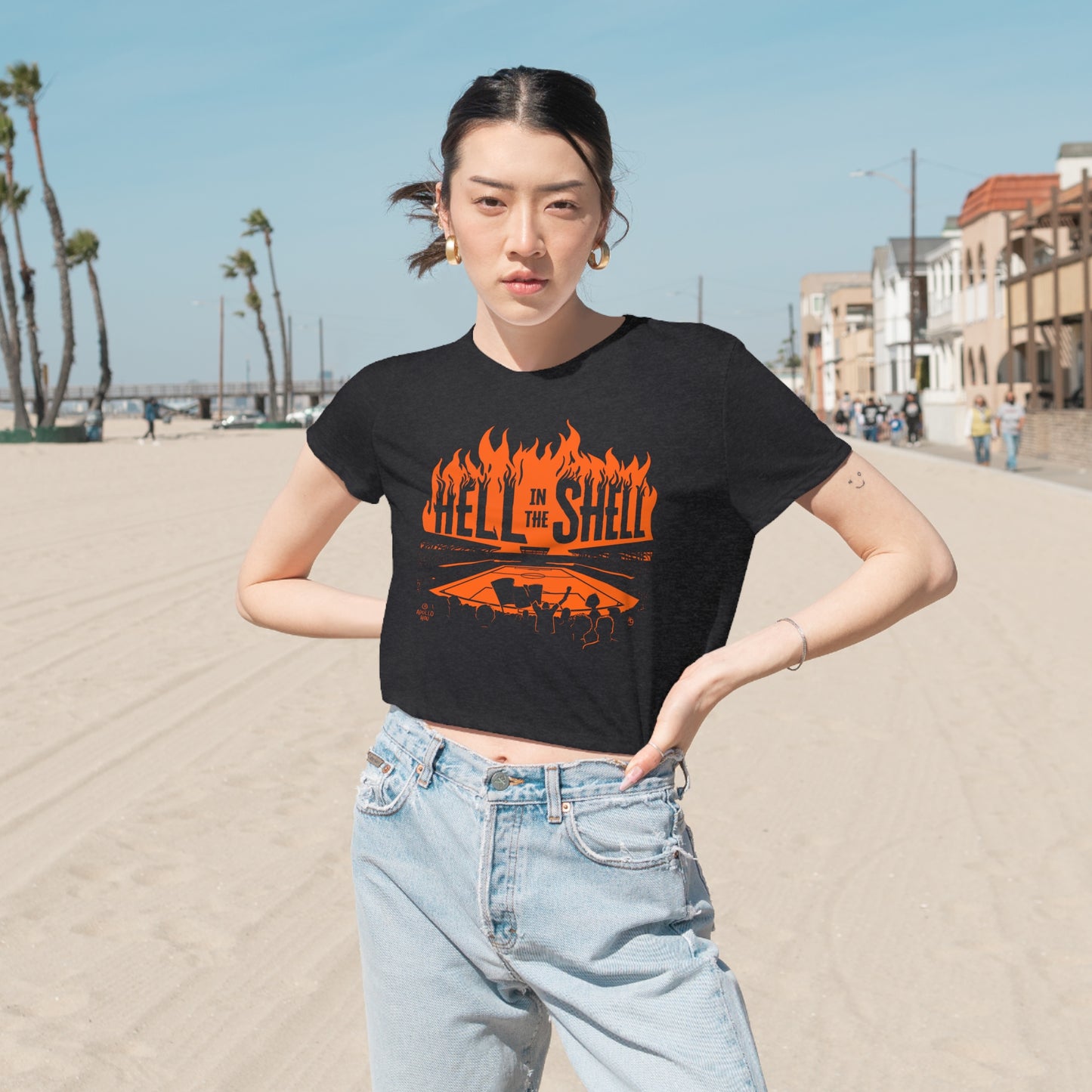 Hell In The Shell Cropped Tee