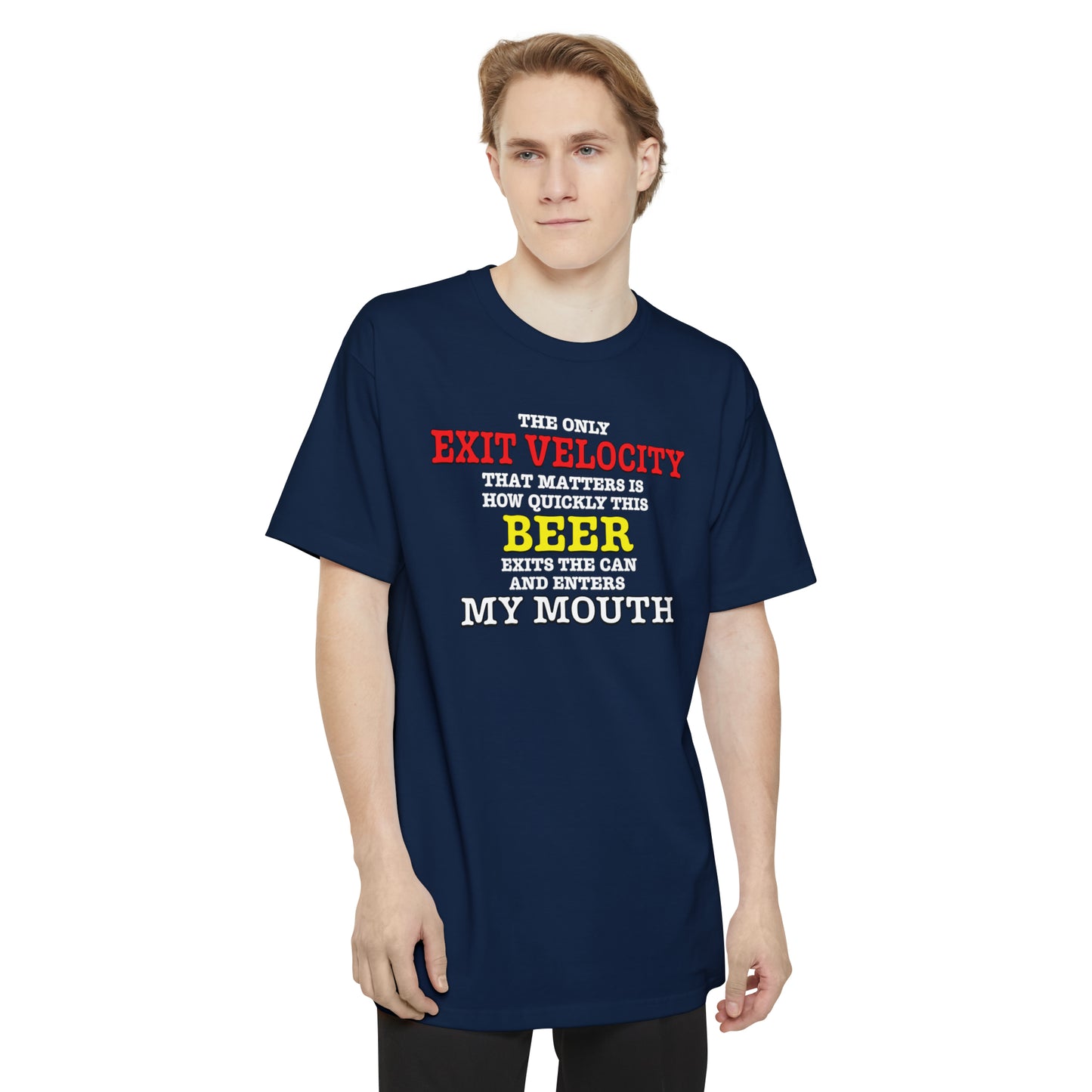 Beer Exit Velo BIG & TALL Unisex Tall Beefy-T® T-Shirt