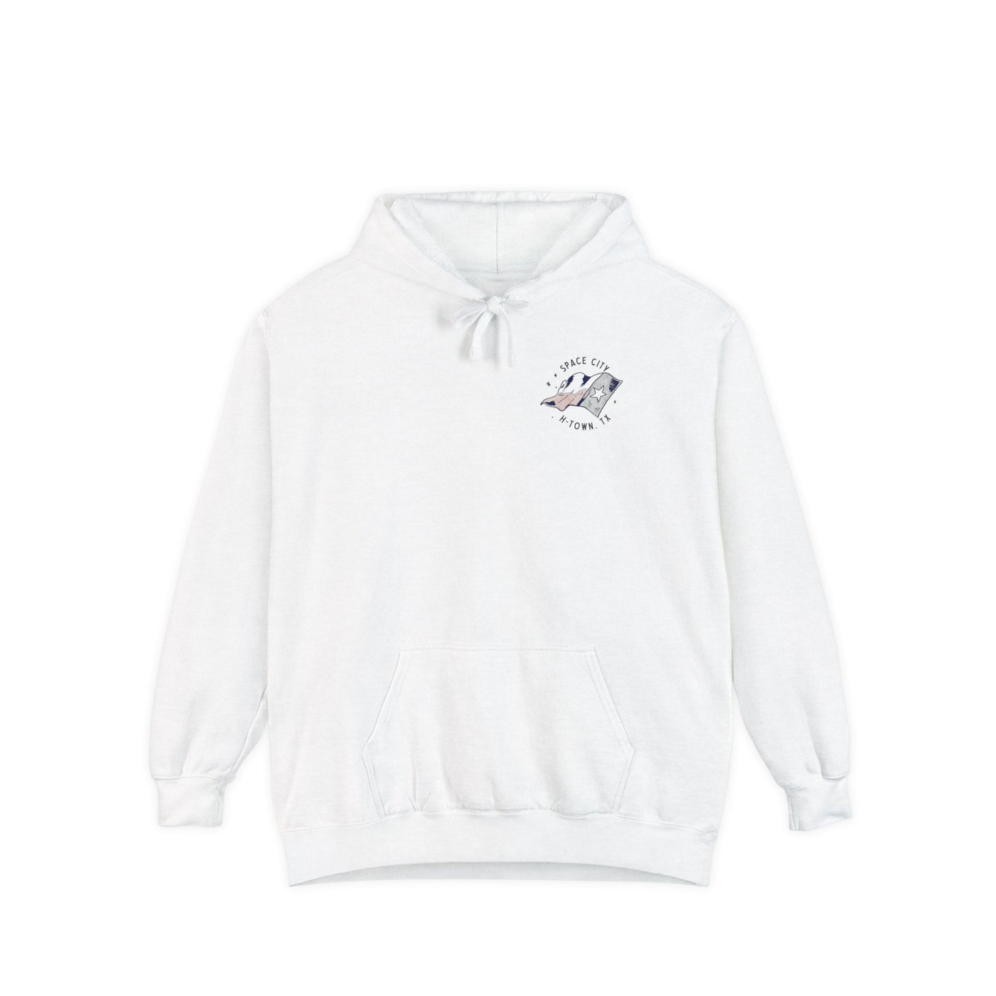 Space City Texas (Saturn) Unisex Comfort Colors Hoodie