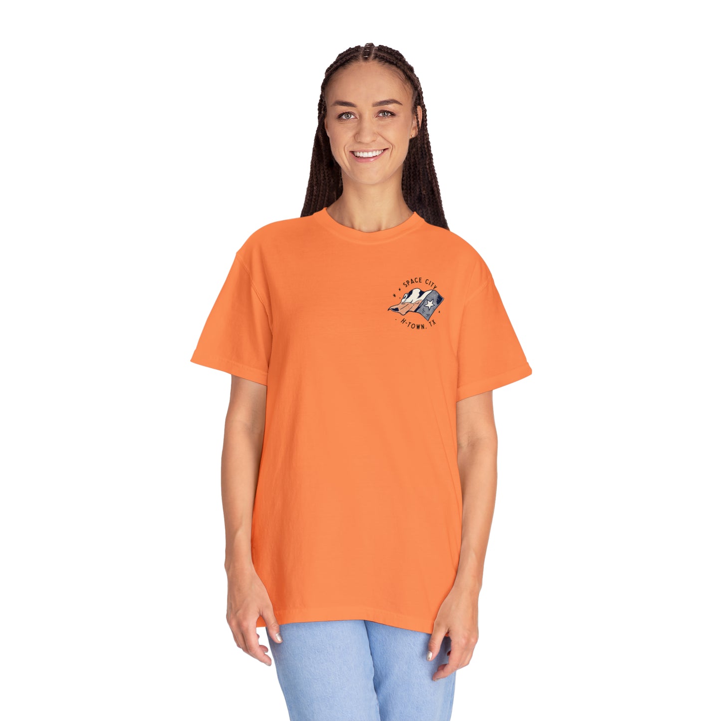 Space City Texas (Saturn) Premium Unisex Comfort Colors T-shirt
