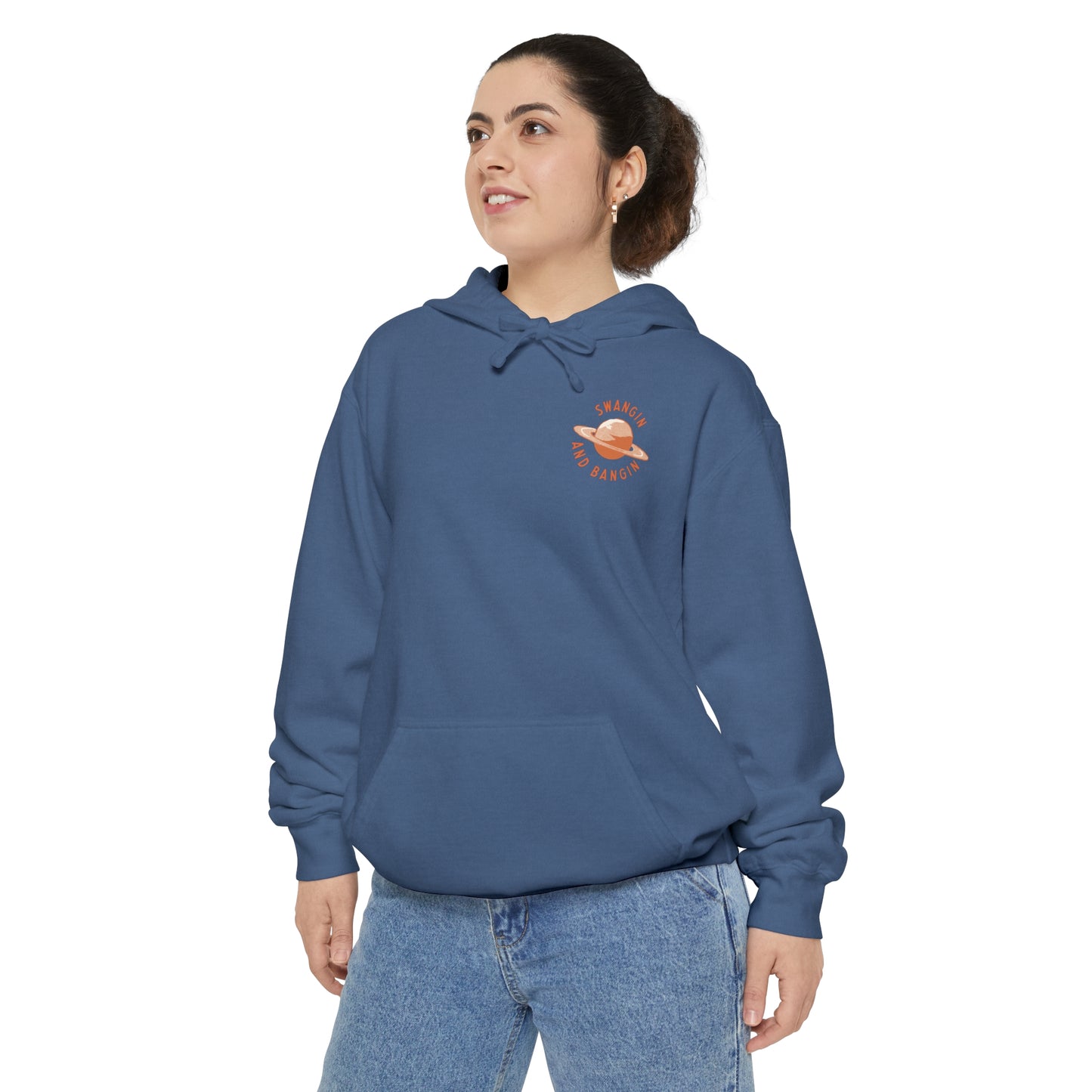 Swangin & Bangin (Saturn) Unisex Comfort Colors Hoodie
