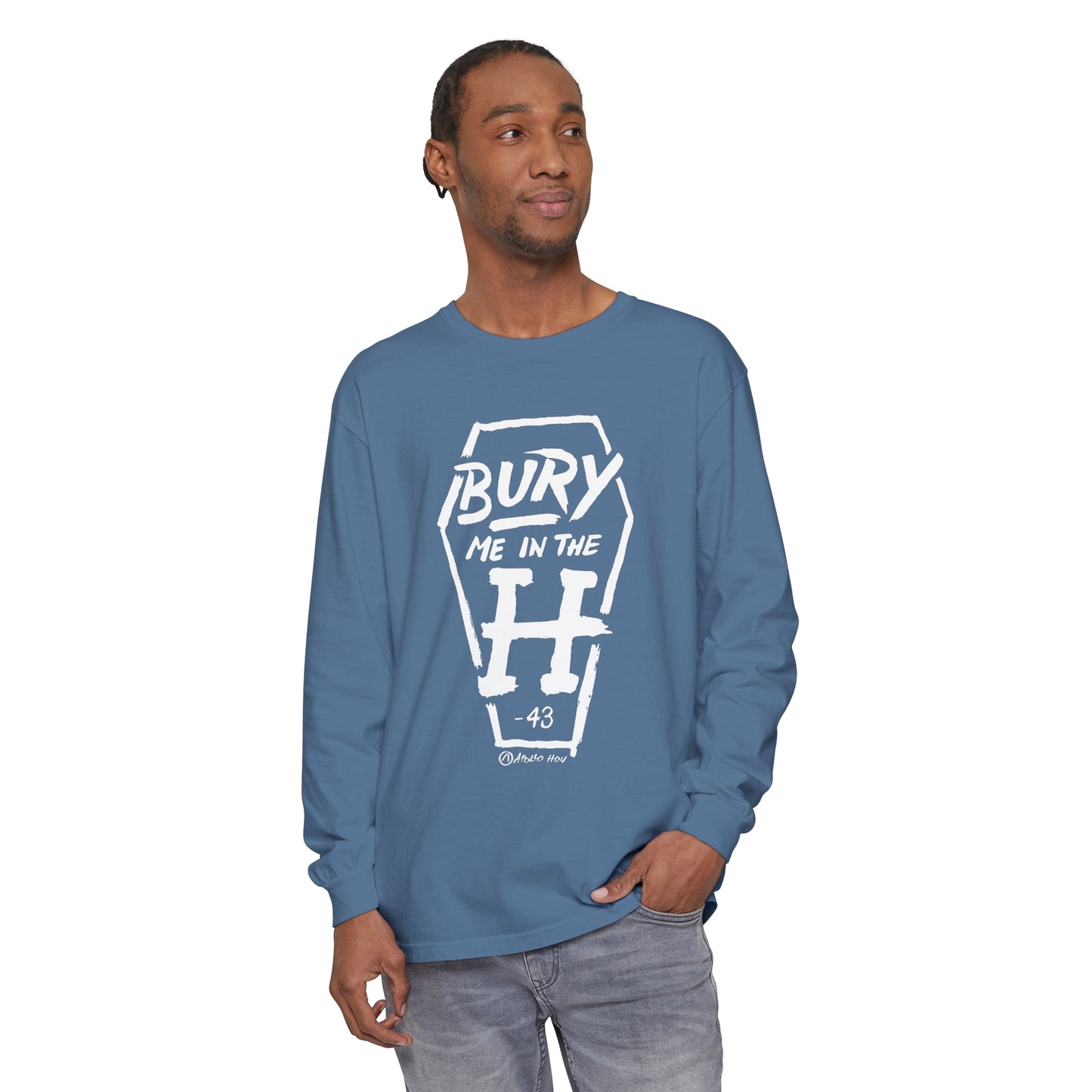 Bury Me In The H (Coffin) Long Sleeve Tee