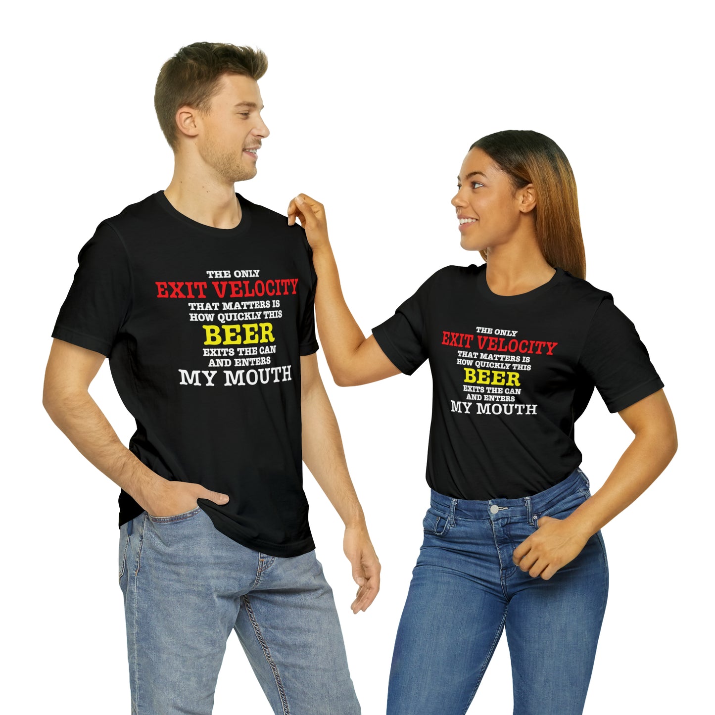 Beer Exit Velo Unisex Jersey Short Sleeve Tee