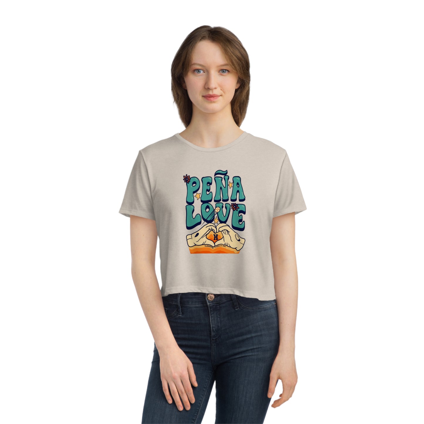 Peña Love Cropped Tee
