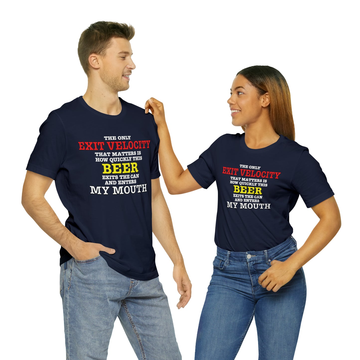 Beer Exit Velo Unisex Jersey Short Sleeve Tee
