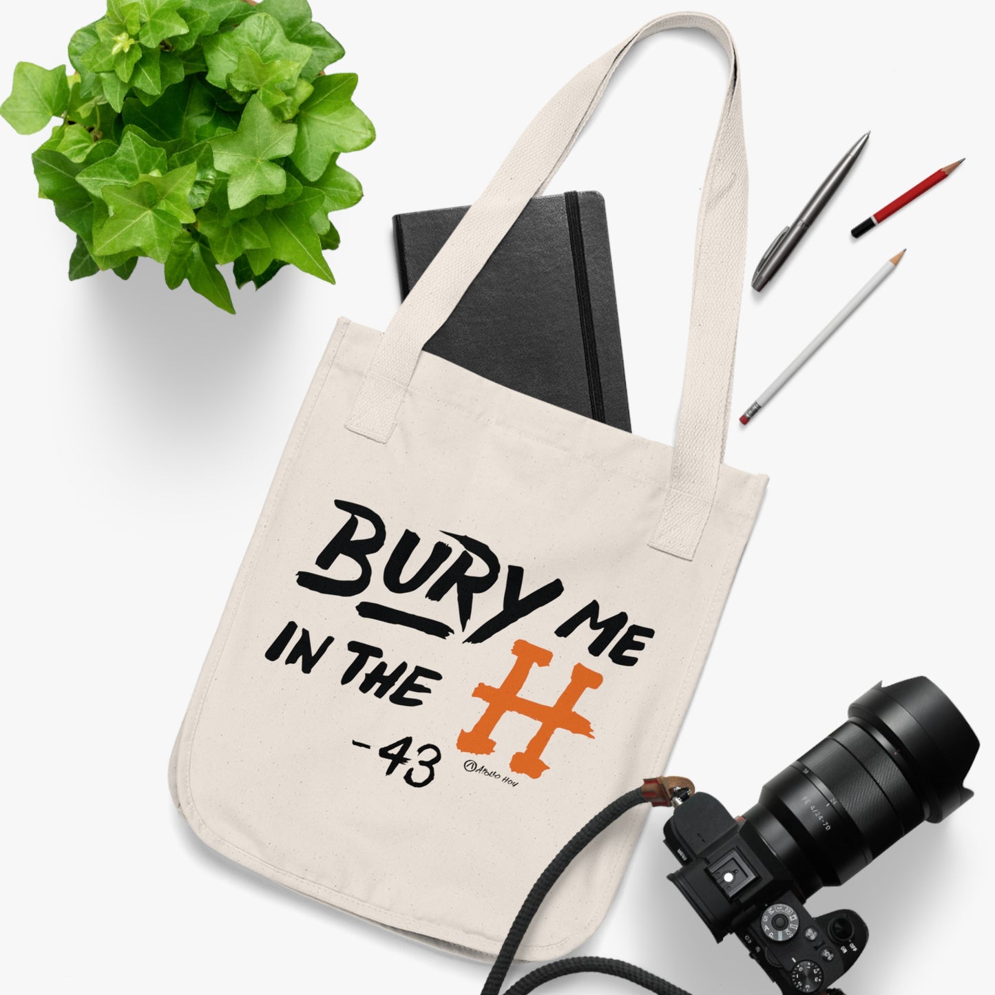 Bury Me In The H Canvas Tote Bag