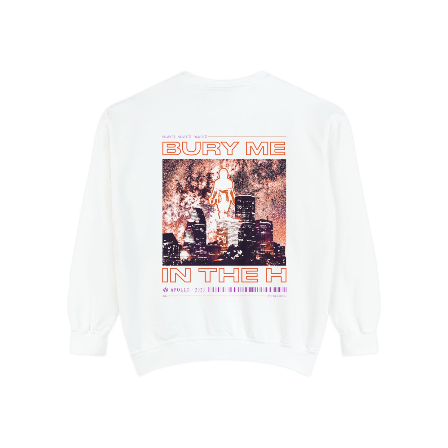 Bury Me In The H (Nova) Unisex Comfort Colors Sweatshirt