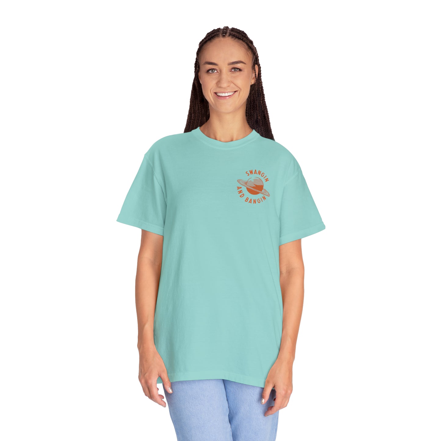Swangin & Bangin (Saturn) Unisex Comfort Colors T-shirt