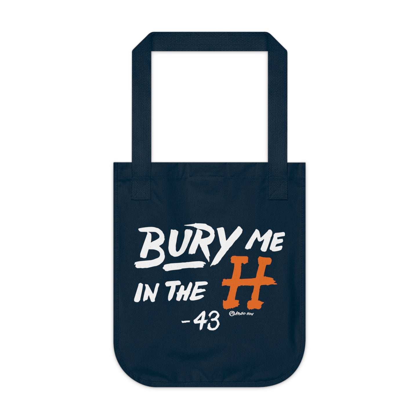 Bury Me In The H Canvas Tote Bag