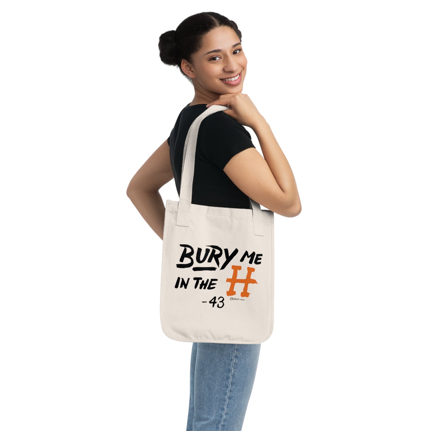 Bury Me In The H Canvas Tote Bag