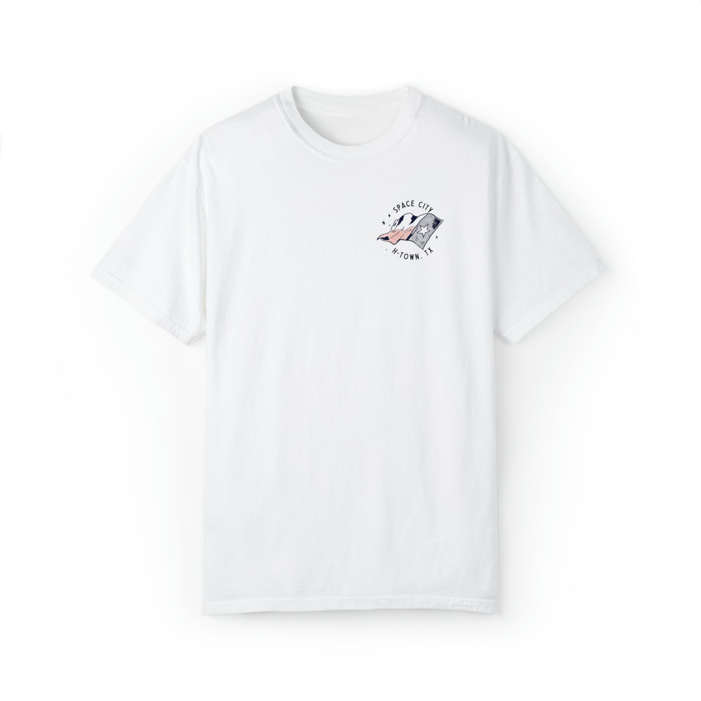 Space City Texas (Saturn) Premium Unisex Comfort Colors T-shirt