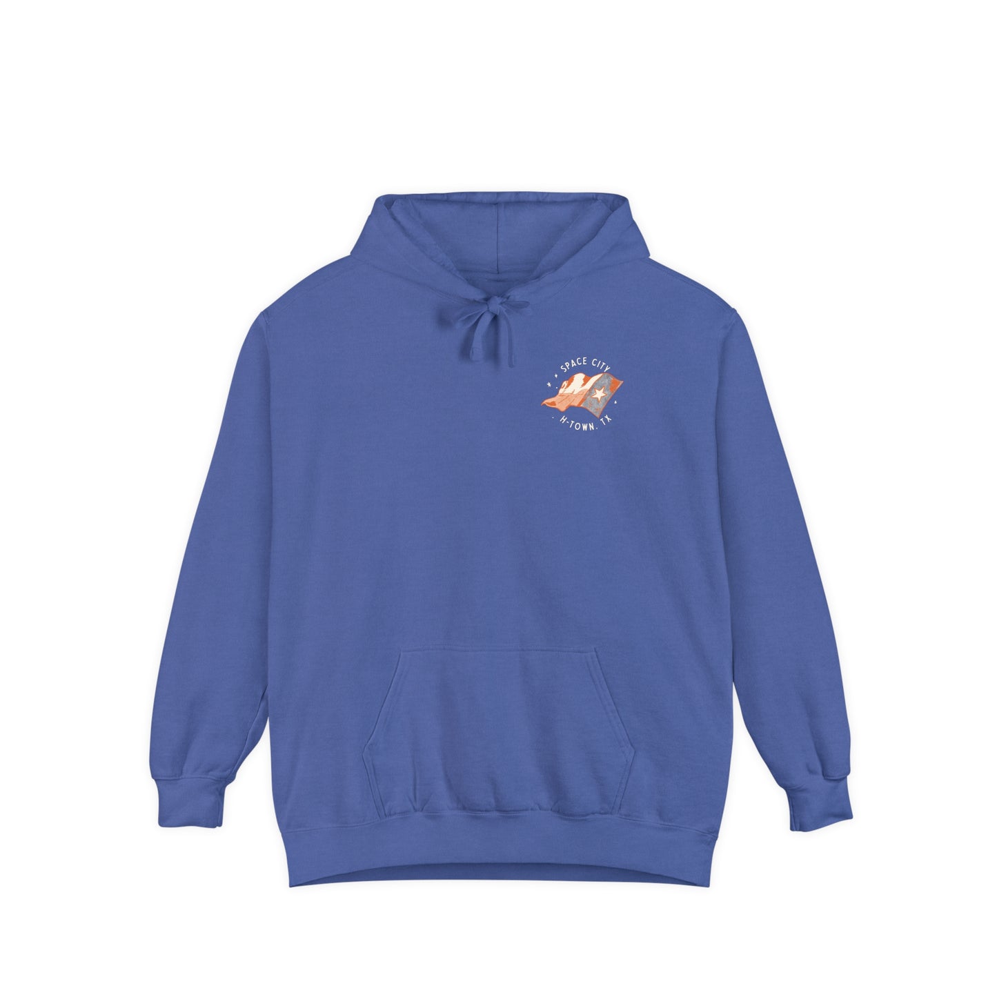 Space City Texas (Saturn) Unisex Comfort Colors Hoodie