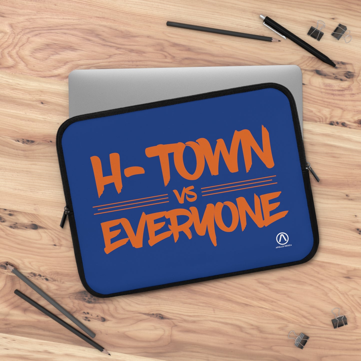 H-Town vs Everyone Laptop Sleeve - Orange