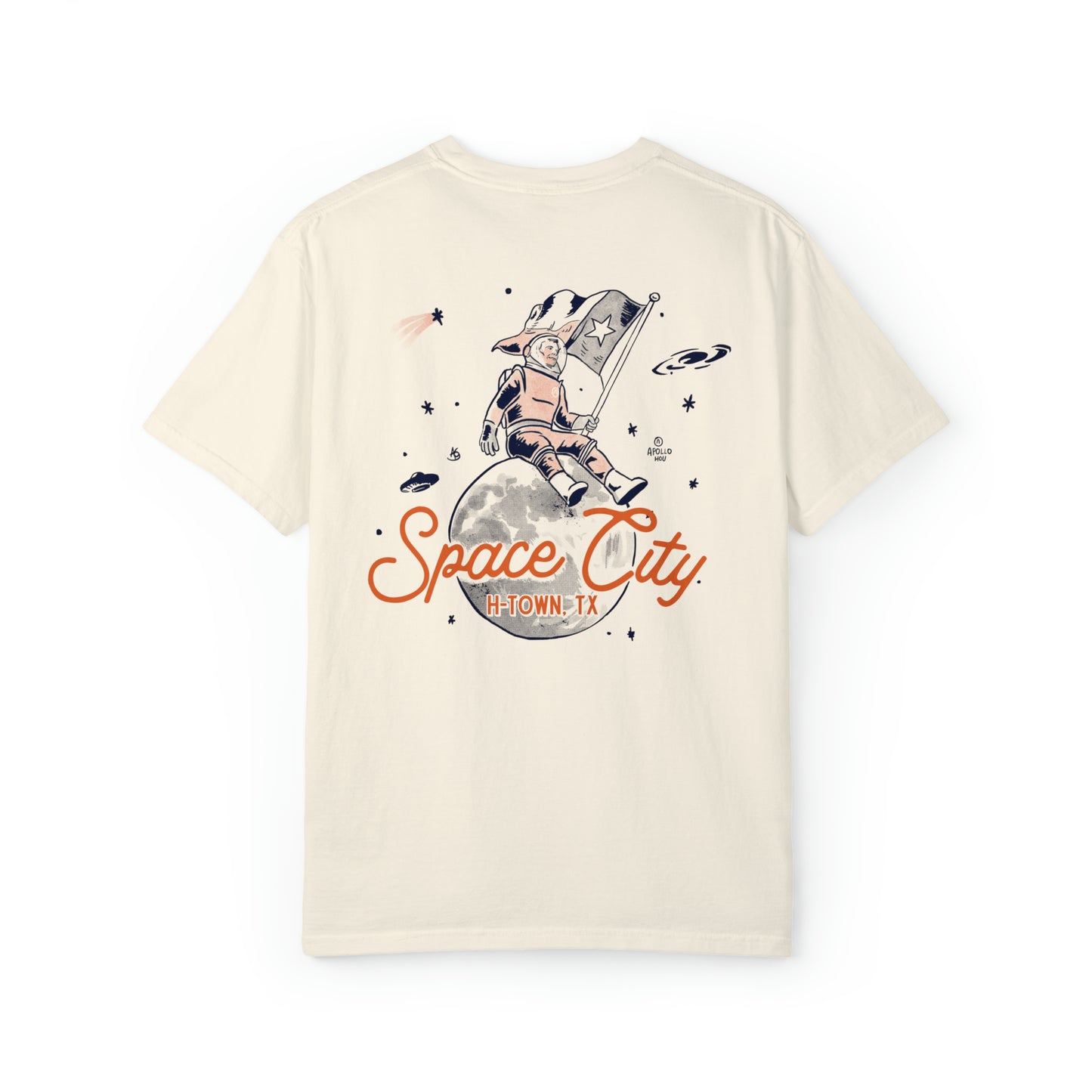 Space City Texas (Saturn) Premium Unisex Comfort Colors T-shirt