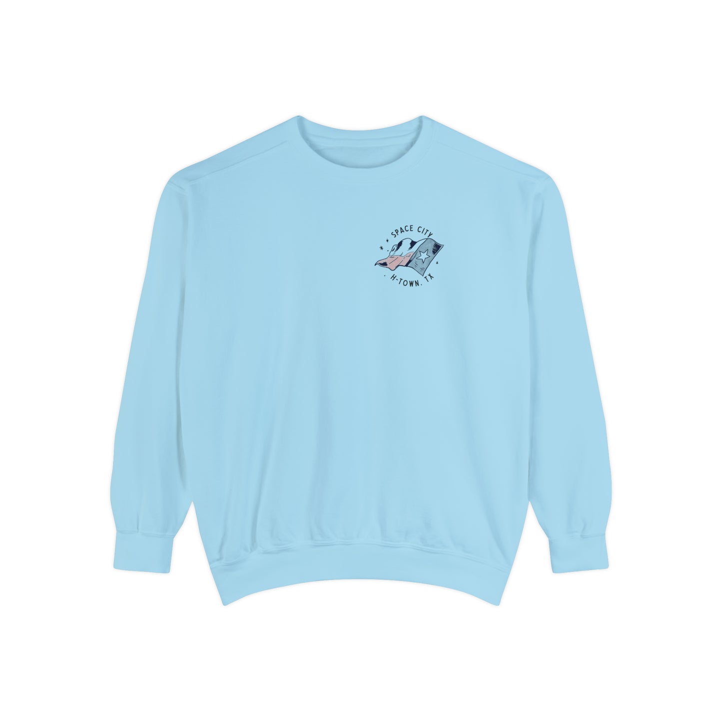 Space City Texas (Saturn) Unisex Comfort Colors Sweatshirt