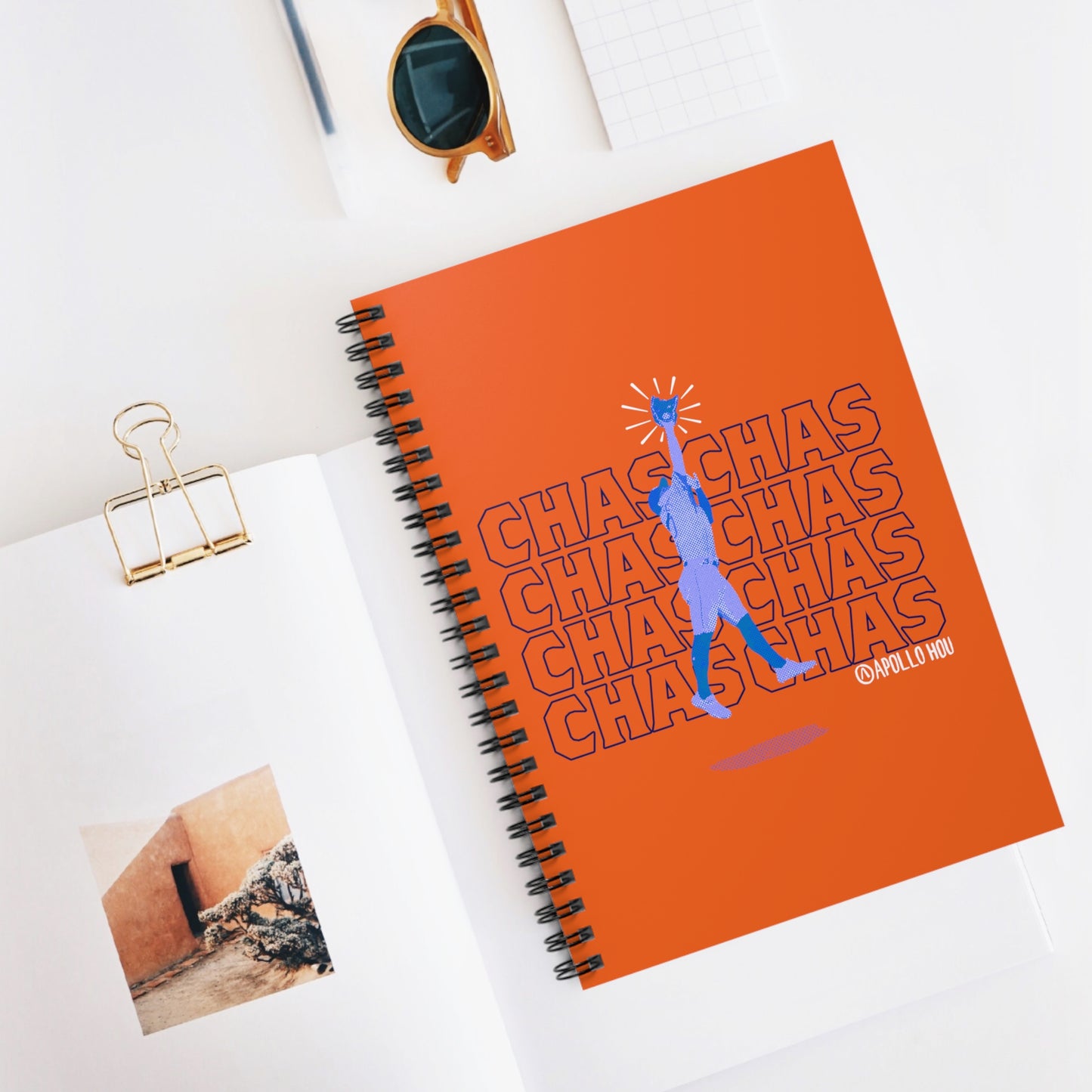 Chas Catch Spiral Notebook