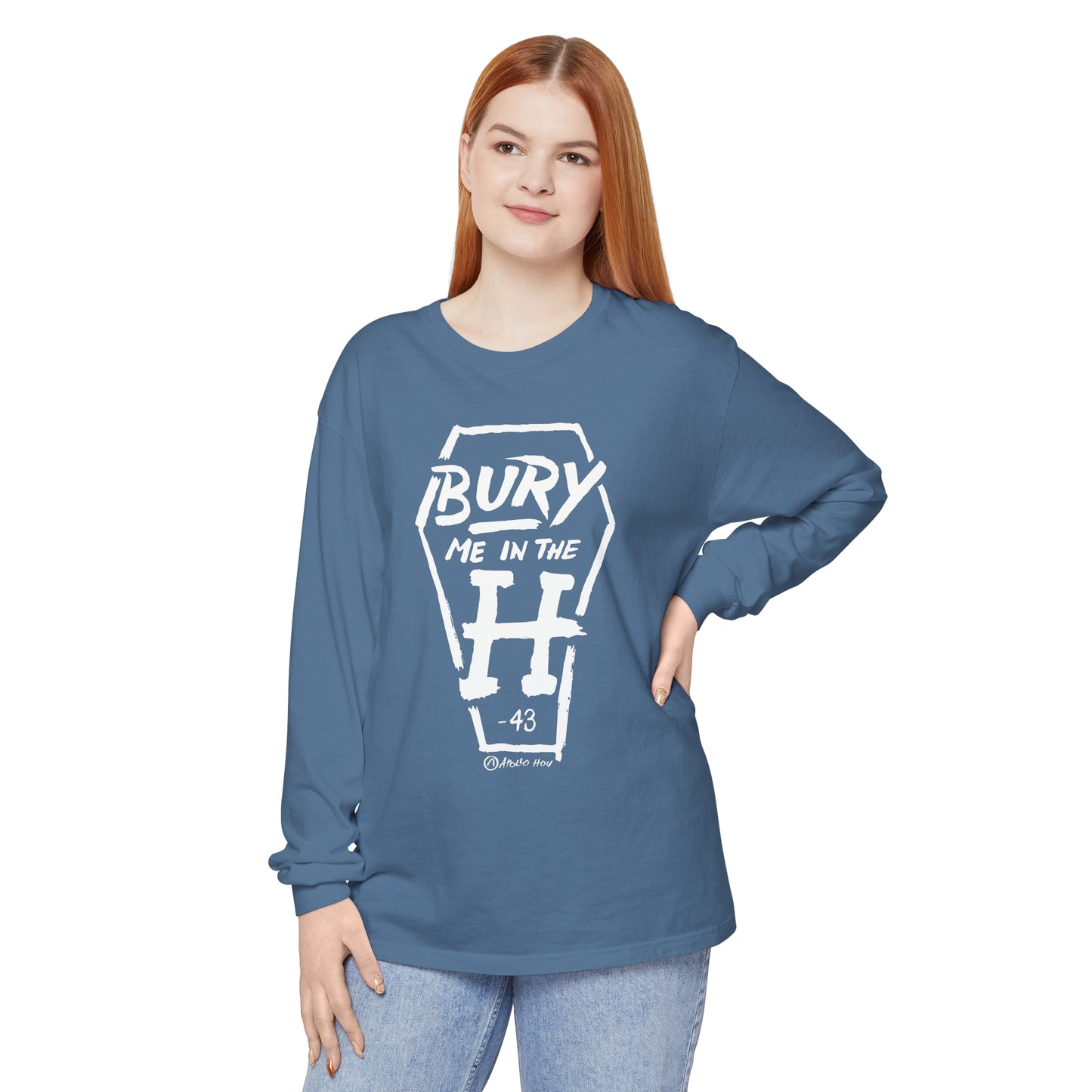 Bury Me In The H (Coffin) Long Sleeve Tee