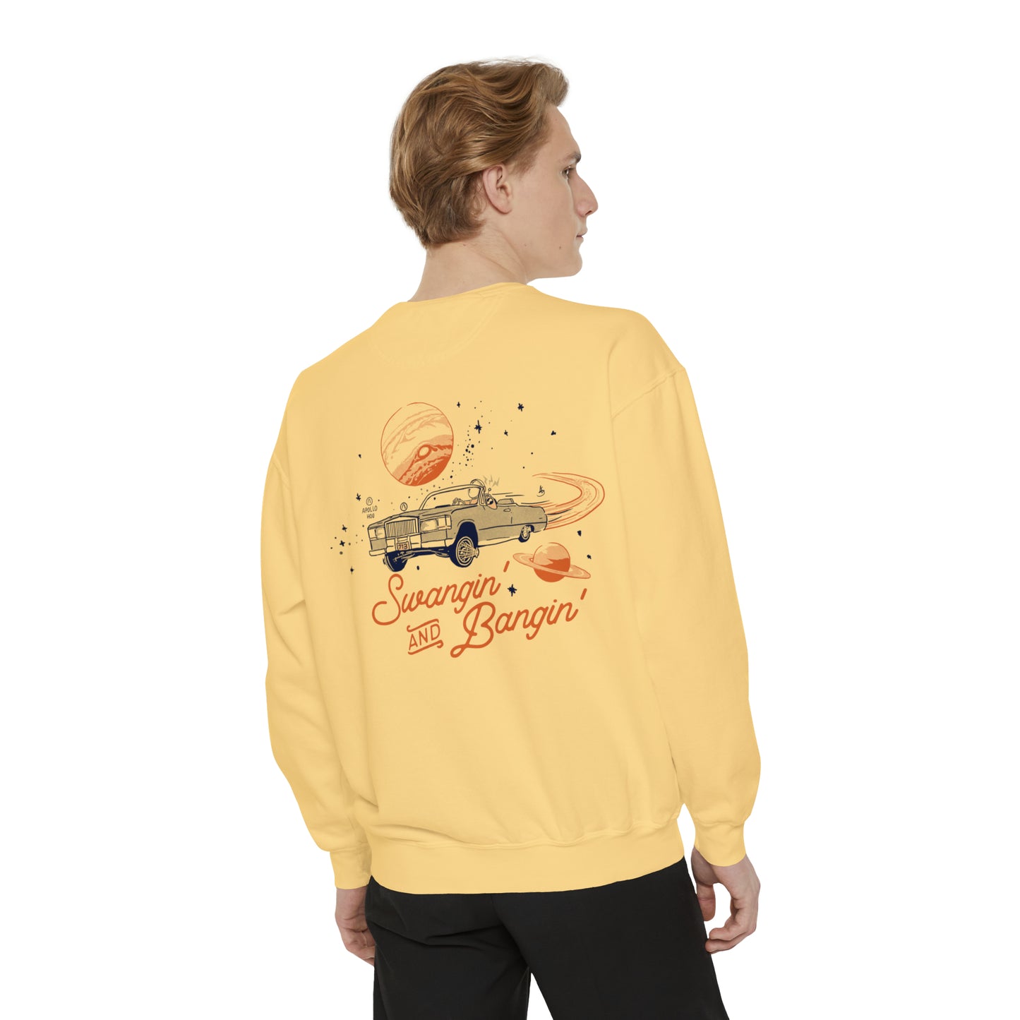 Swangin & Bangin (Saturn) Unisex Comfort Colors Sweatshirt