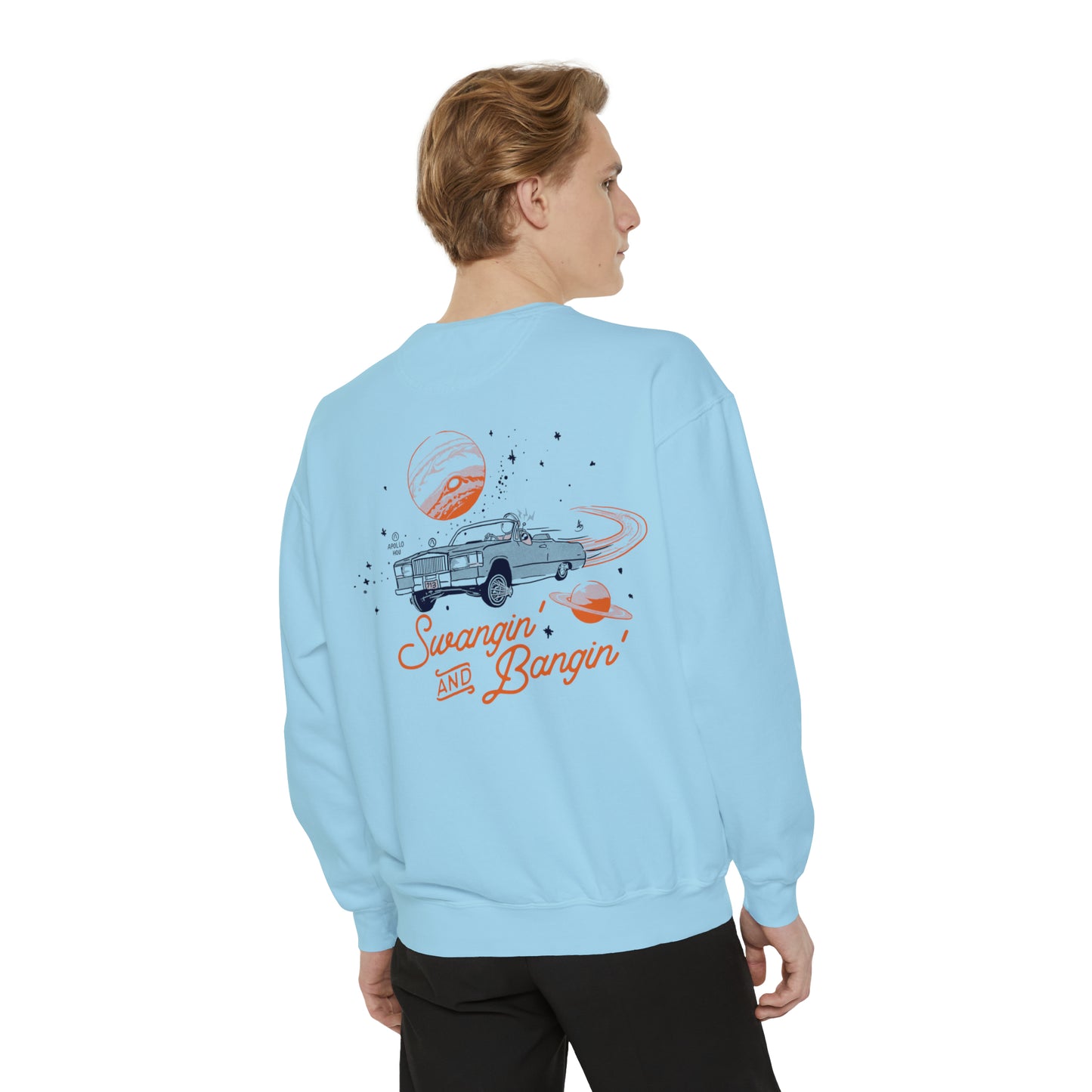 Swangin & Bangin (Saturn) Unisex Comfort Colors Sweatshirt
