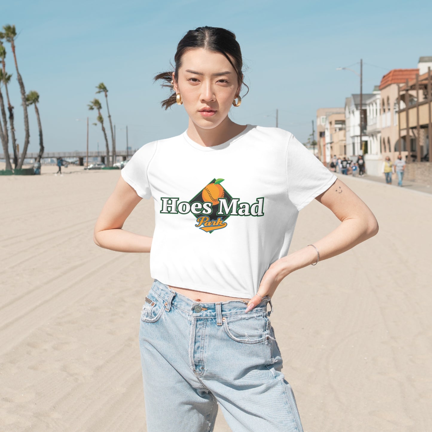 Hoes Mad Cropped Tee