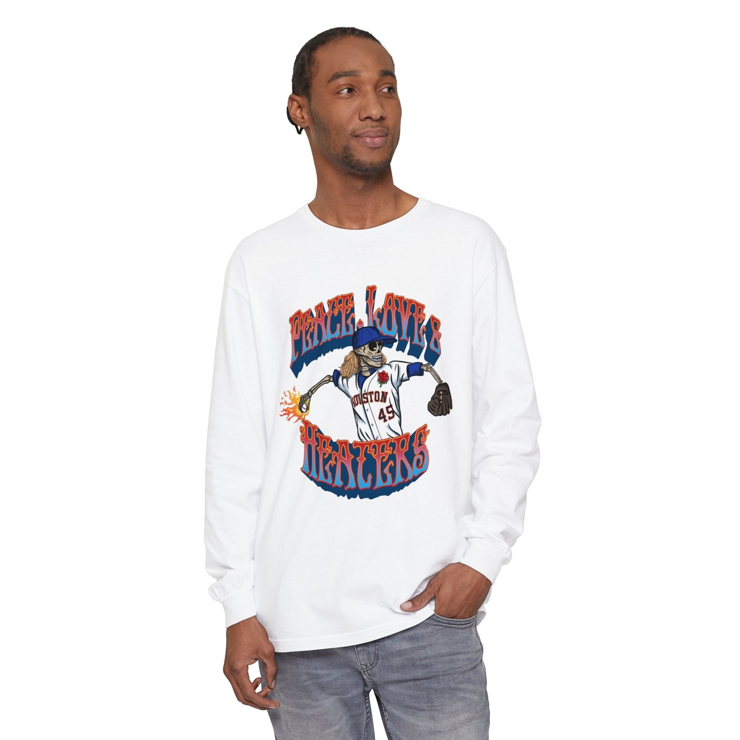 Peace, Love, & Heaters Long Sleeve Tee