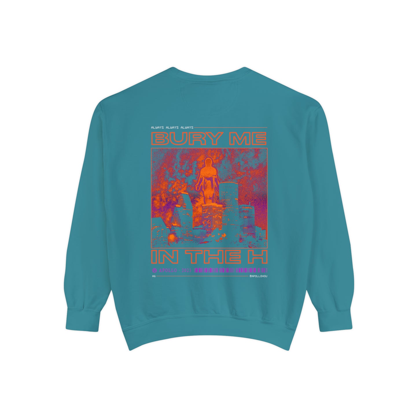 Bury Me In The H (Nova) Unisex Comfort Colors Sweatshirt
