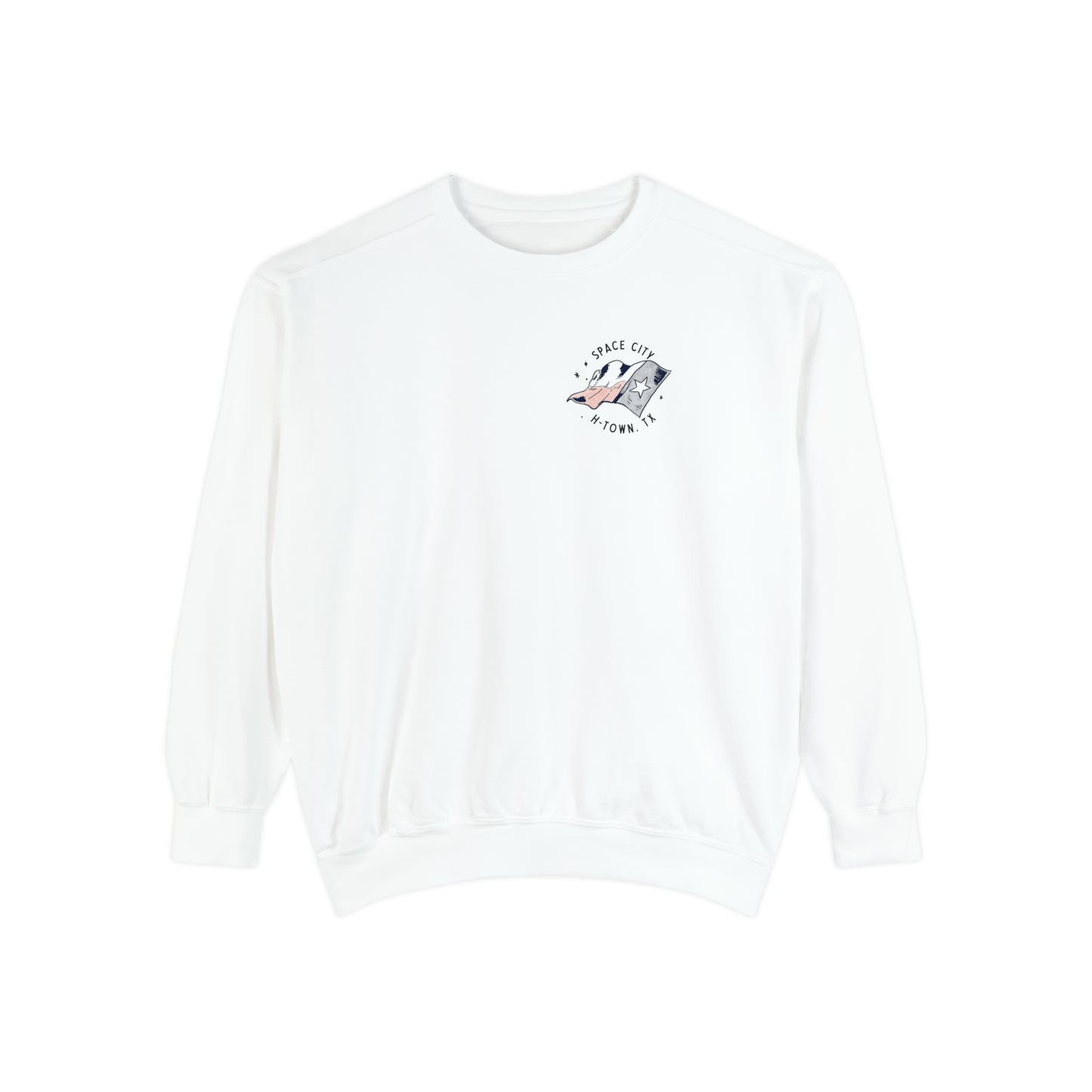 Space City Texas (Saturn) Unisex Comfort Colors Sweatshirt