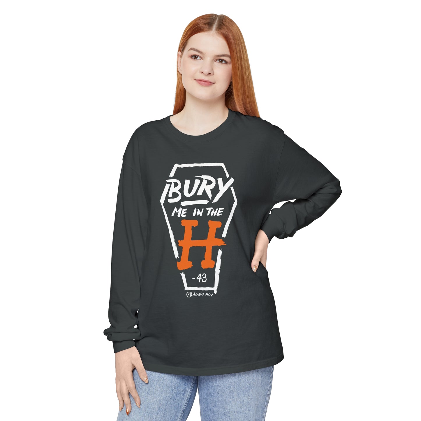 Bury Me In The H (Coffin) Long Sleeve Tee