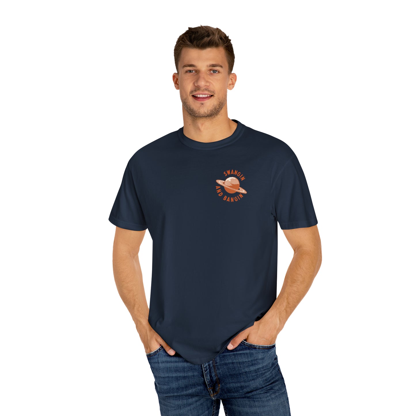 Swangin & Bangin (Saturn) Unisex Comfort Colors T-shirt