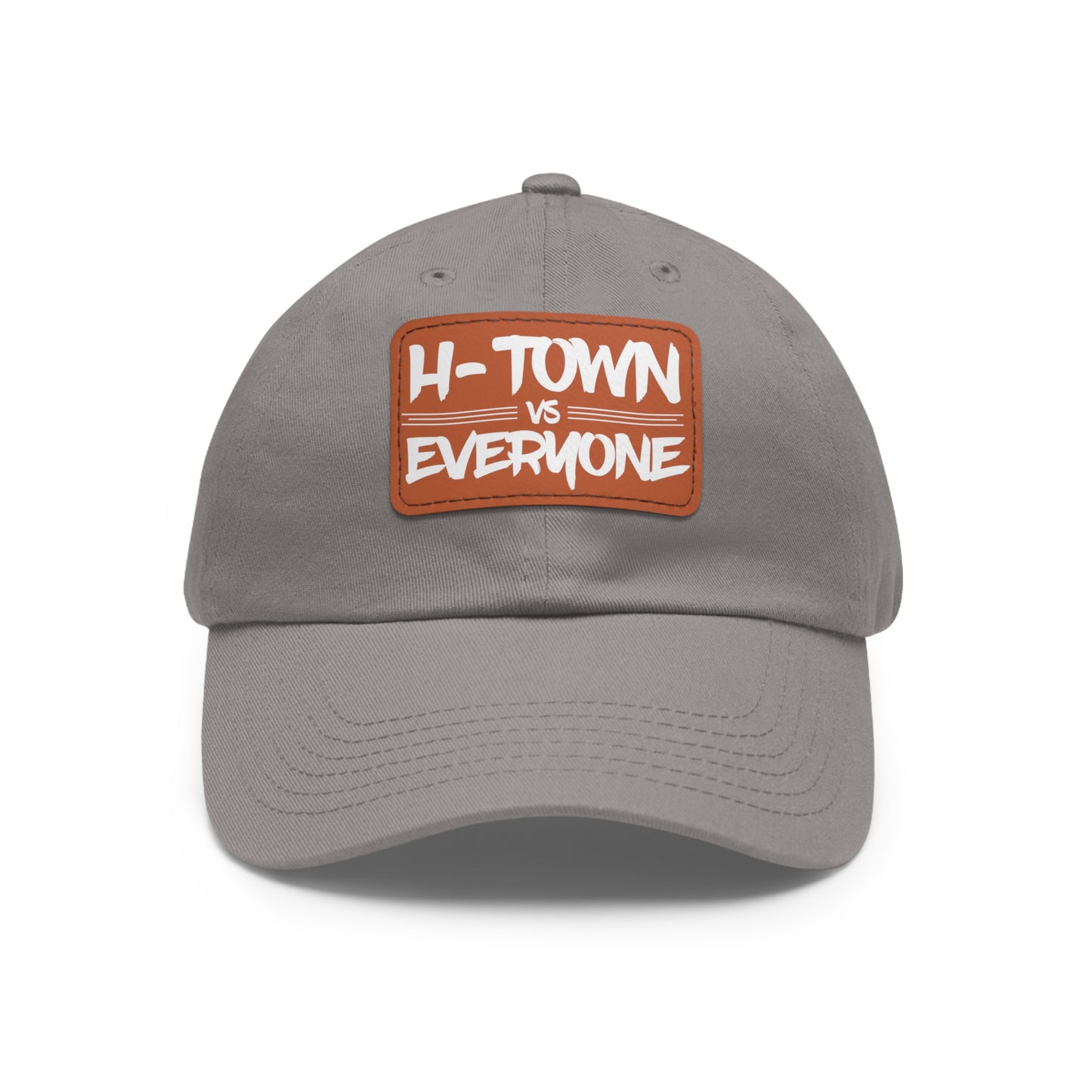 H-Town vs Everyone Leather Patch Dad Hat