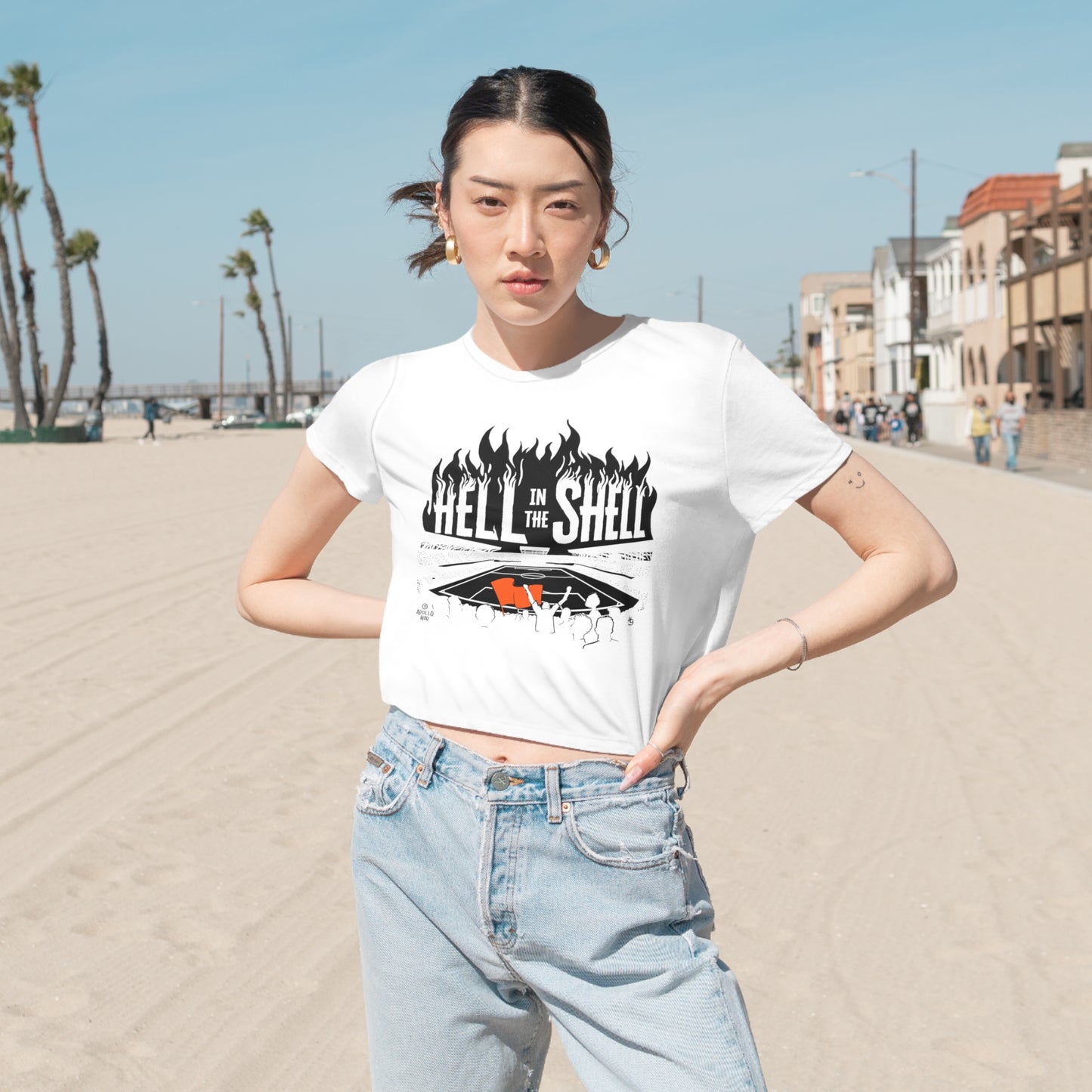Hell In The Shell Cropped Tee