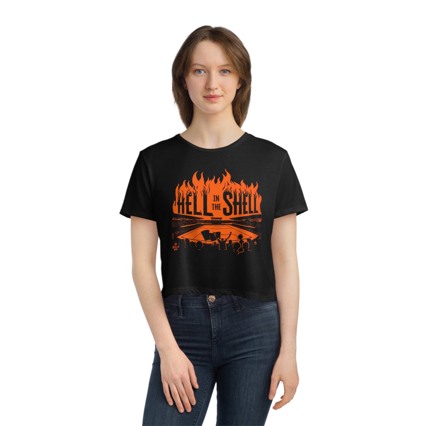 Hell In The Shell Cropped Tee
