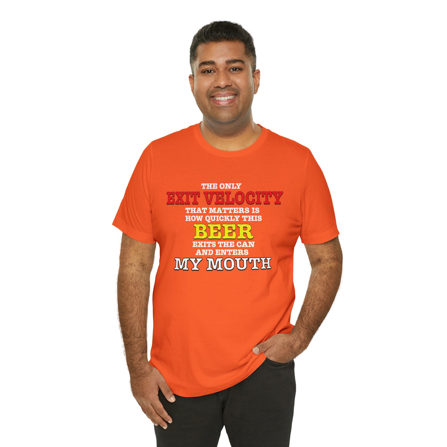 Beer Exit Velo Unisex Jersey Short Sleeve Tee