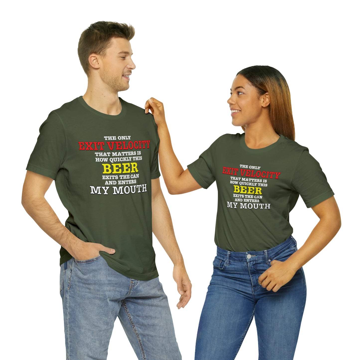 Beer Exit Velo Unisex Jersey Short Sleeve Tee