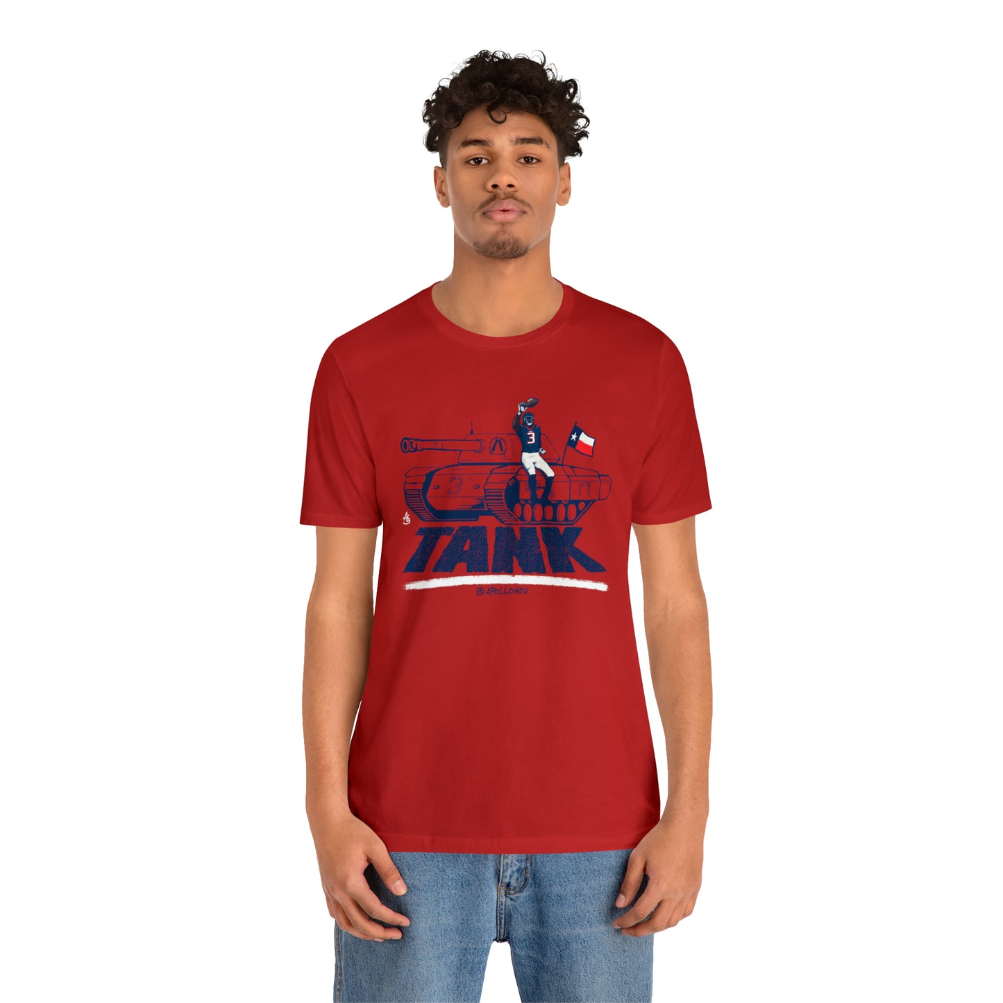 TANK On A TANK Unisex Jersey Short Sleeve Tee