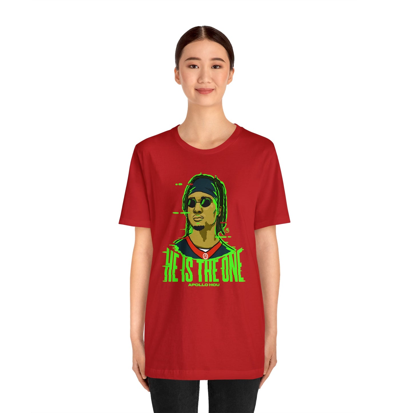 HE IS THE ONE Unisex Jersey Short Sleeve Tee
