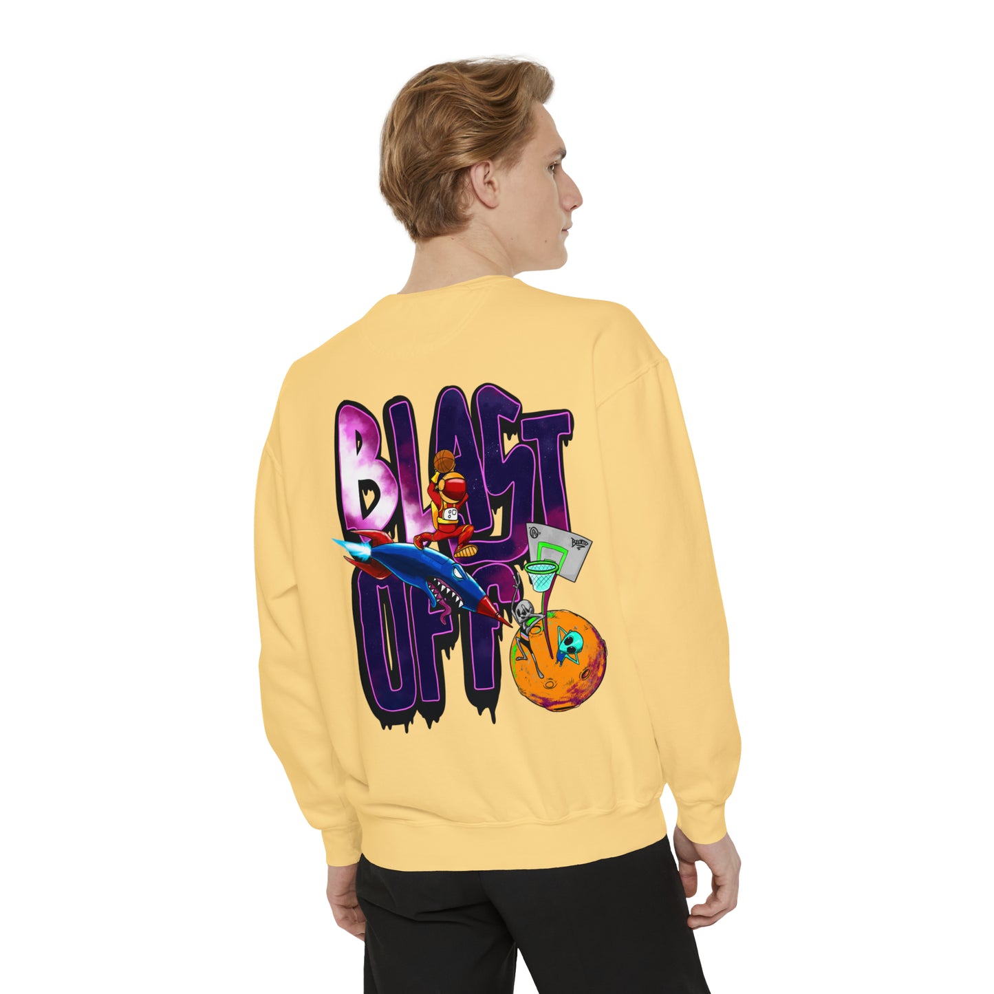 Blast Off Unisex Comfort Colors Sweatshirt