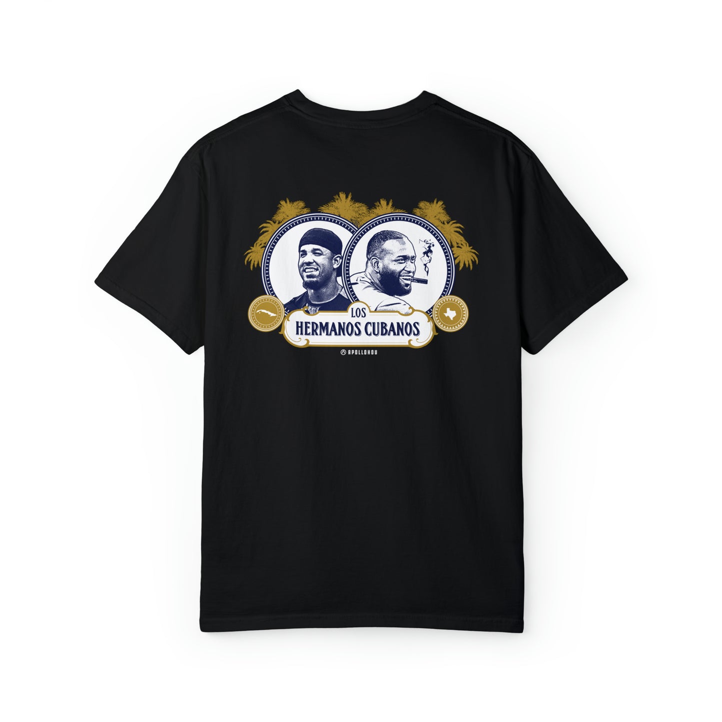 Los Hermanos Cubanos Premium Unisex Garment-Dyed T-shirt