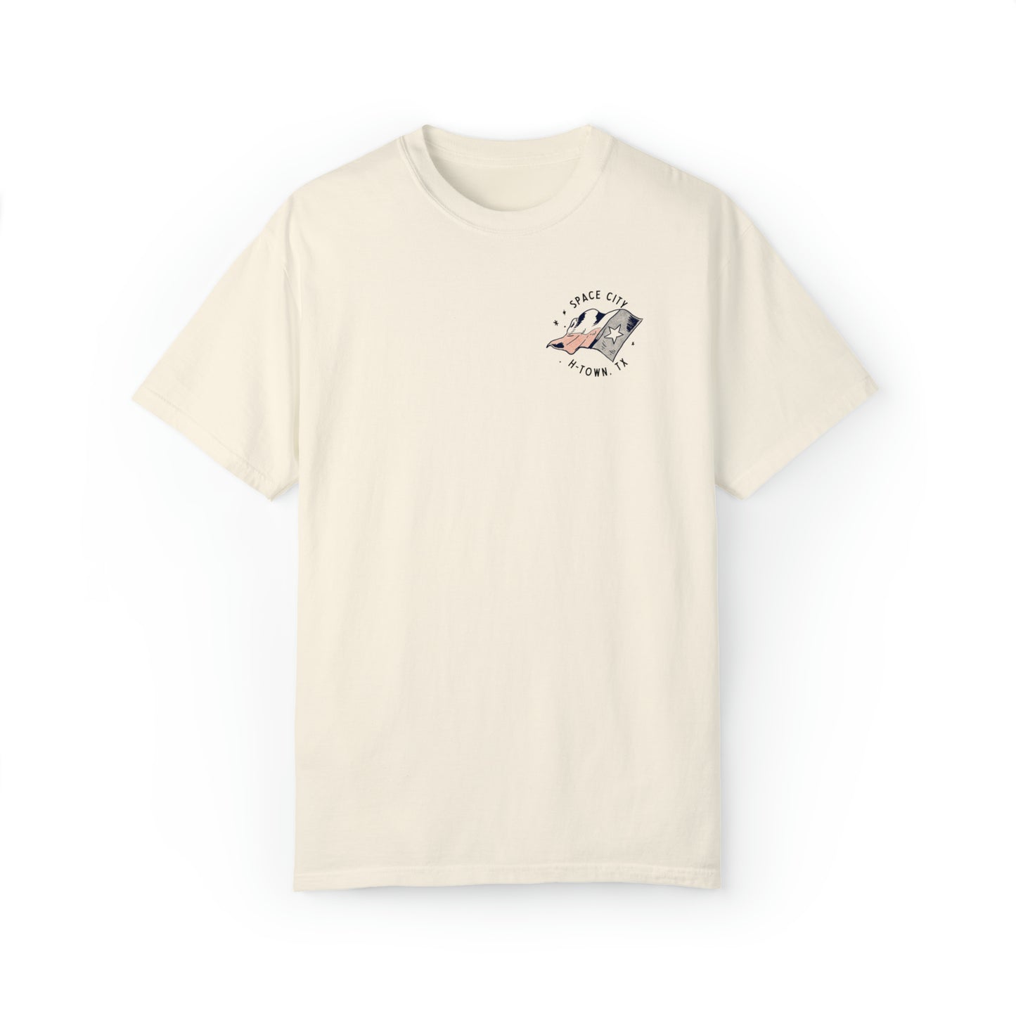 Space City Texas (Saturn) Premium Unisex Comfort Colors T-shirt