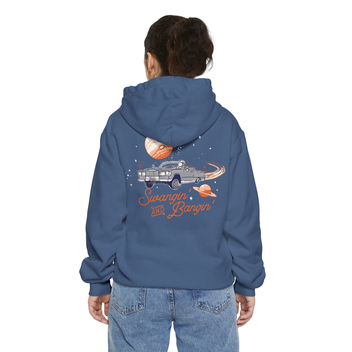 Swangin & Bangin (Saturn) Unisex Comfort Colors Hoodie